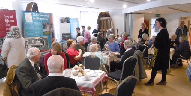 Community tea at West Teignmouth exhibition