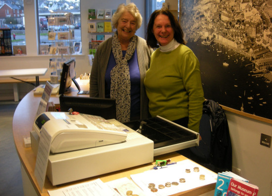Stewards at the front desk